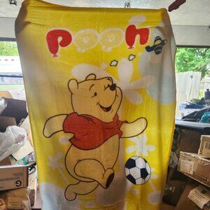Winnie the Pooh Soccer Blanket